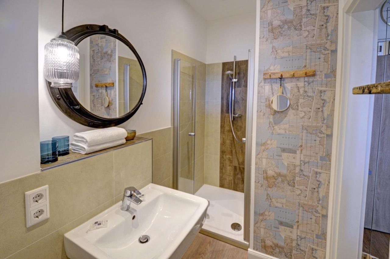 Fewo1846 Intermar - Marina Del Rey - Elegantes Studioapartment Mit Meerblick Und Eigenem Strandkorb 글룩스부르크 외부 사진