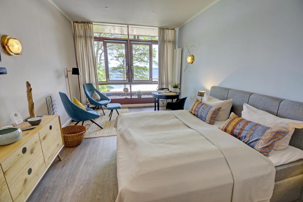 Fewo1846 Intermar - Marina Del Rey - Elegantes Studioapartment Mit Meerblick Und Eigenem Strandkorb 글룩스부르크 외부 사진